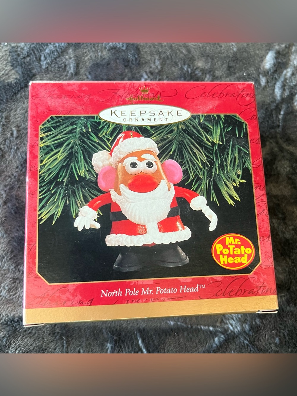 Vintage Hallmark Keepsake Christmas Ornament North Pole Mr Potato Head 1999
